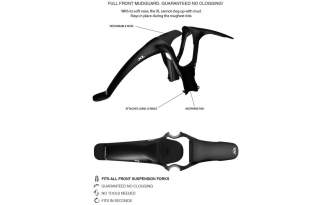 Guardabarros Crud XL Front Fender