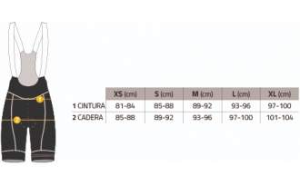 Culotte corto Ges Zaik Unisex