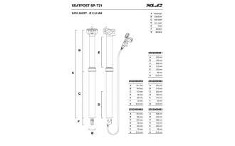 Tija telescópica XLC SP-T21