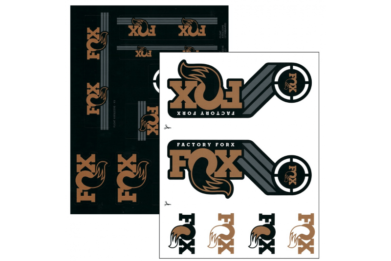 Adhesivo FOX AM Heritage Oro 2015
