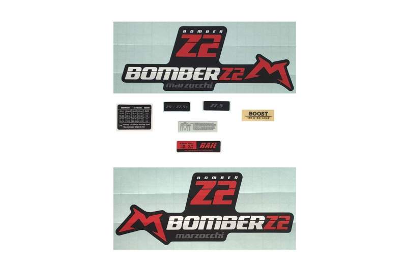 Kit Pegatinas Marzocchi Z2 Red Logo 2020