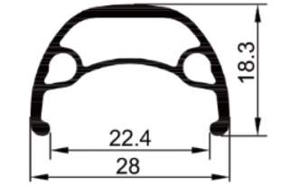 Rueda Neu 27,5 C/eje 20 delantero