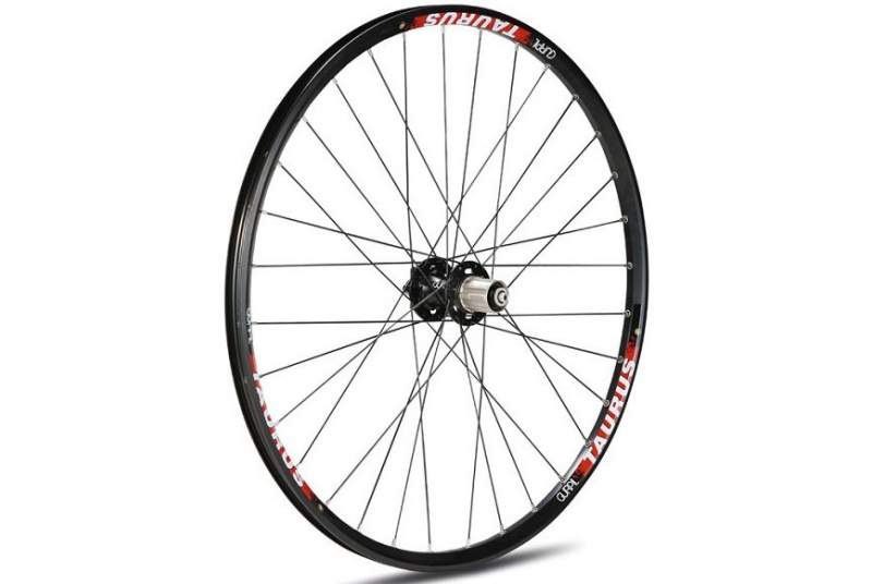 Rueda Taurus negra C/rodamiento 8-11V